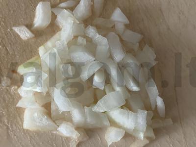 Salotos su pomidorais, mocarela ir imbieru Žingsnis 3