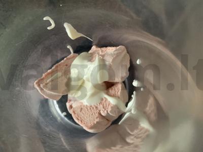 Desertas su zefyrais, vaisiais ir kukurūzų dribsniais Žingsnis 2