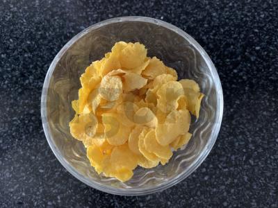 Desertas su zefyrais, vaisiais ir kukurūzų dribsniais Žingsnis 6