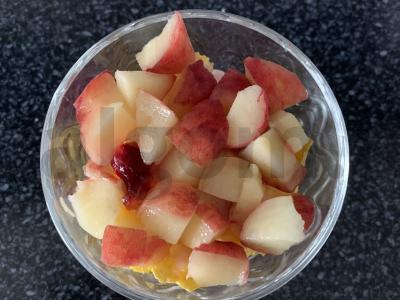 Desertas su zefyrais, vaisiais ir kukurūzų dribsniais Žingsnis 8