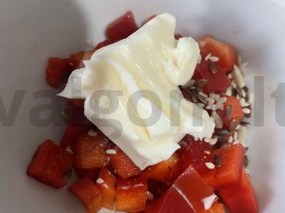 Užkandžių brusketės su paprika Žingsnis 4