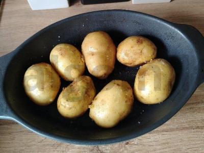 Keptas sutrintas bulvės Žingsnis 1