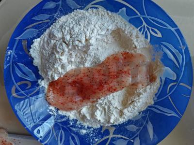 Sumuštinis su vištienos filė pusryčiams Žingsnis 3