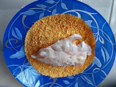 Sumuštinis su vištienos filė pusryčiams Žingsnis 6