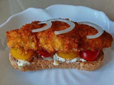 Sumuštinis su vištienos filė pusryčiams Žingsnis 14