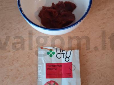 Pyragas su keptais grybais Žingsnis 3