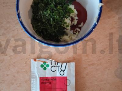 Pyragas su keptais grybais Žingsnis 4