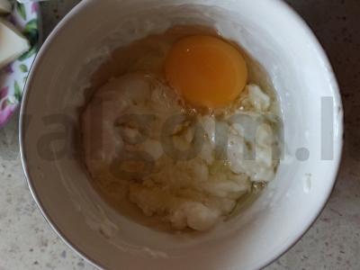 Keto pica iš migdolų miltų su špinatais Žingsnis 3