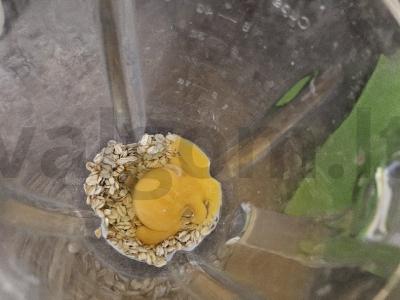 Avižų ir cukinijų blynas Žingsnis 1