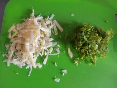 Kvietinė plokštainis su žolelėmis, sūriu ir sėklomis Žingsnis 2