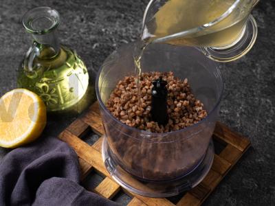 Grikių humusas Žingsnis 2