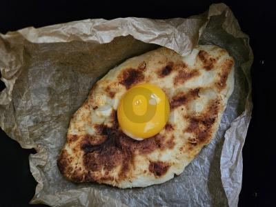 Rizinis adžarų hachapuri Žingsnis 4