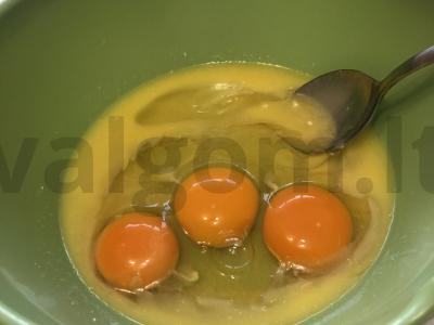 Pyragas su sėklomis per 35 minutes Žingsnis 2