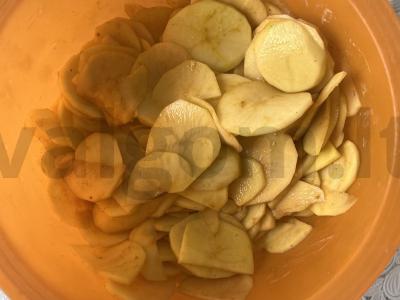 Kepta bulvė su grybais ir mėsa Žingsnis 1