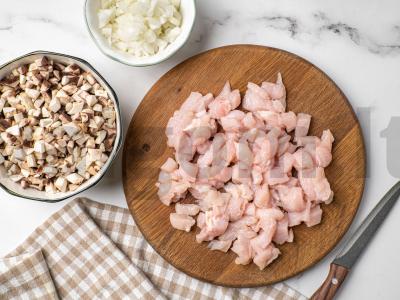 Vištienos žiuljenas kalitkose Žingsnis 1