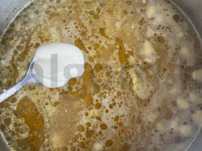 Sūrio sriuba su vištienos filė ir bulvėmis Žingsnis 7