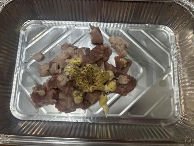 Keptuvė su kiauliena ir bulvėmis Žingsnis 2