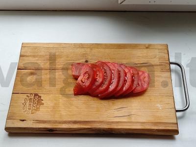 Karšti sumuštiniai su mocarela ir rūkytomis dešromis Žingsnis 5