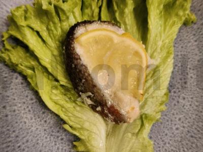 Kepta lašiša su citrina pagrindine nuotrauka