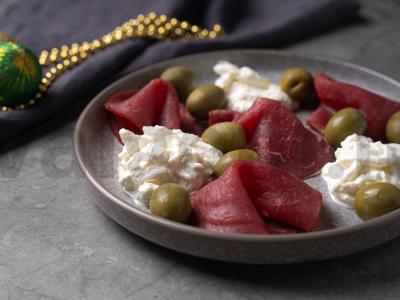 Salotas su stracciatella ir alyvuogėmis Žingsnis 2