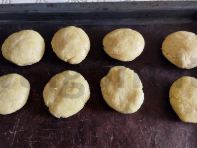 Švelnūs sausainiai „Kokosiniai“ Žingsnis 4