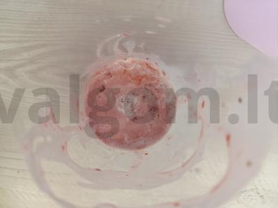 Cikorija su plakta grietinėle ir braškėmis Žingsnis 5