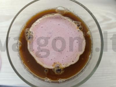 Cikorija su plakta grietinėle ir braškėmis Žingsnis 6