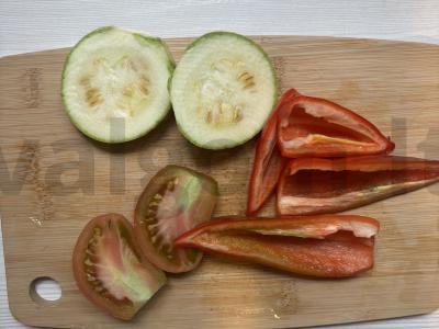 Keptų daržovių padažas Žingsnis 1