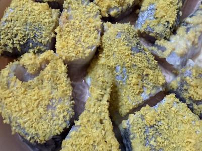 Keptas menkė orkaitėje tempura tešloje Žingsnis 4