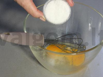 Rūgštynė su mangais Žingsnis 1