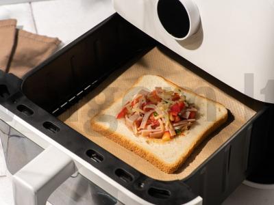 Kiaušinių tostai su sūriu oro grilyje Žingsnis 4