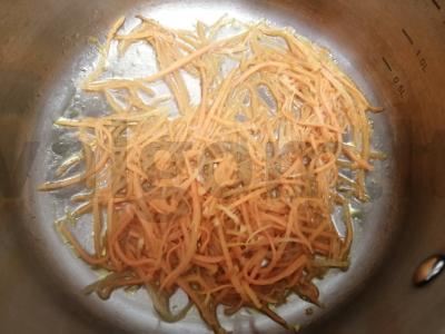 Troškinta žalia lęšių Žingsnis 2