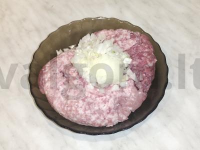 Kiaulienos kotletai ant grotelių Žingsnis 2