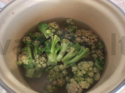 Jauni bulvės su žiediniu kopūstu Žingsnis 2