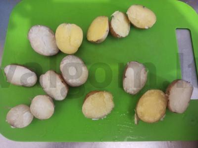 Jauni bulvės su žiediniu kopūstu Žingsnis 3