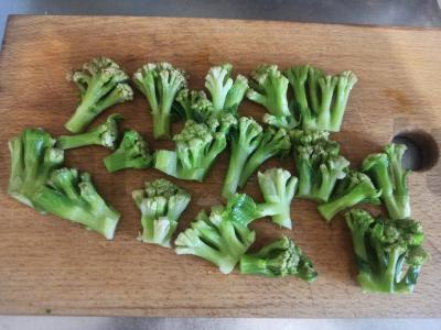 Jauni bulvės su žiediniu kopūstu Žingsnis 4