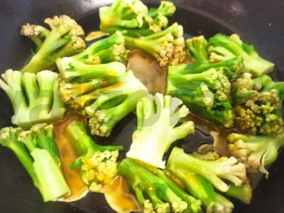 Jauni bulvės su žiediniu kopūstu Žingsnis 6