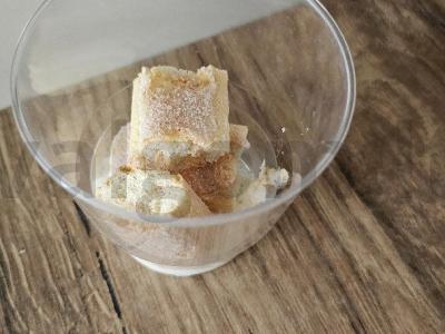 Desertas su nektarinu ir savojardi sausainiais Žingsnis 3