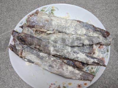 Pūgžlys, troškintas su svogūnais ir grietine Žingsnis 2