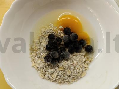 Avižų ir juodųjų serbentų apkepas Žingsnis 2