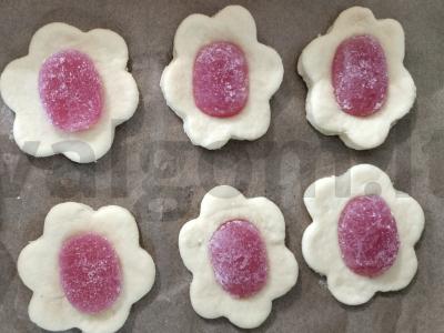 15 minučių sausainiai su marmeladu Žingsnis 4