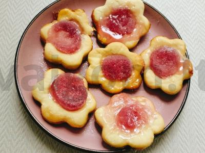 15 minučių sausainiai su marmeladu Žingsnis 5