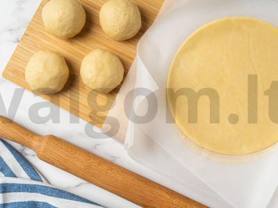 „Napoleonas“ su jogurtiniu kremu Žingsnis 3