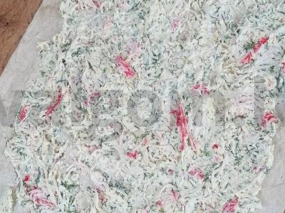 Užkandis iš lavašo su krabų lazdelėmis Žingsnis 5