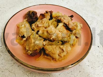 Švelni kiauliena su svogūnais, kepta orkaitėje Žingsnis 9