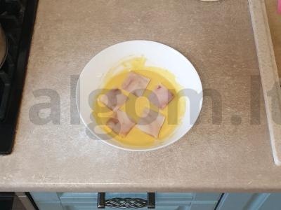 Menkių filė tešloje su sezamu Žingsnis 6