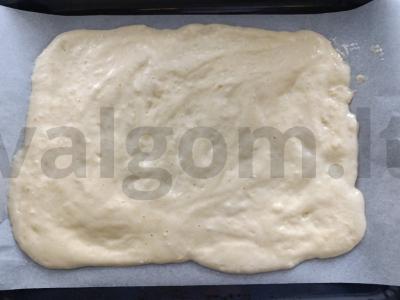 Biskvitinis pyragas „Bulvė“ Žingsnis 3