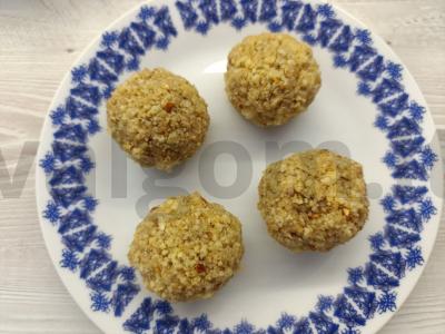 Biskvitinis pyragas „Bulvė“ Žingsnis 6