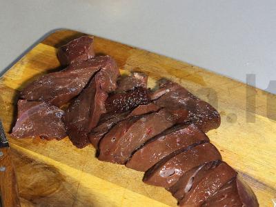 Kepenys su grietine ir svogūnais Žingsnis 1