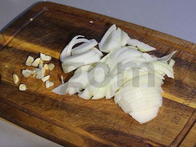 Kepenys su grietine ir svogūnais Žingsnis 3